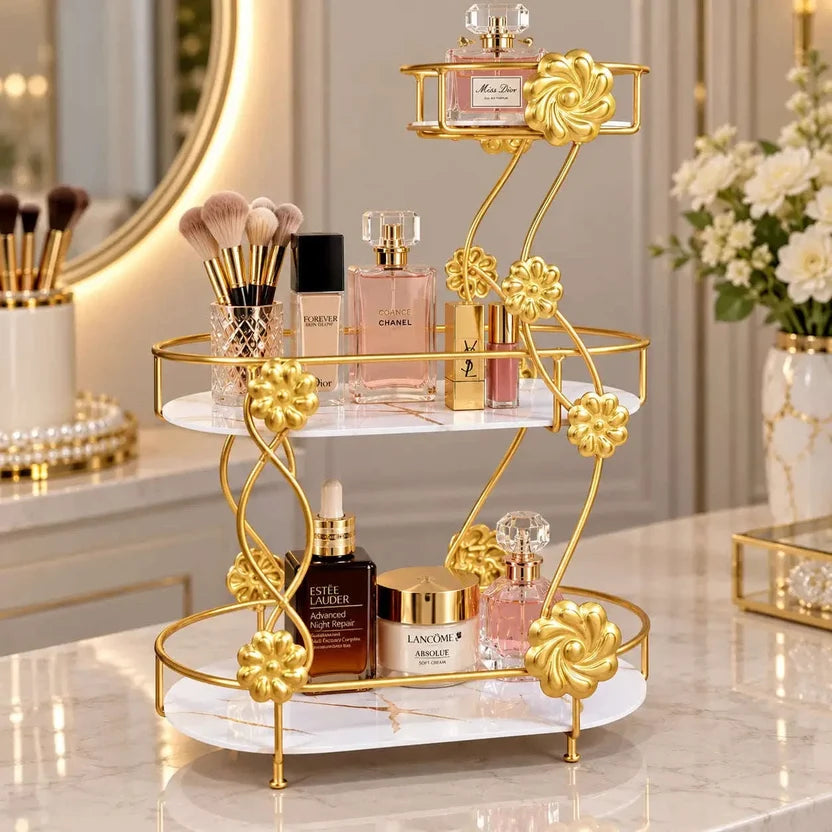 3-Tier Makeup Storage Organizer Stand