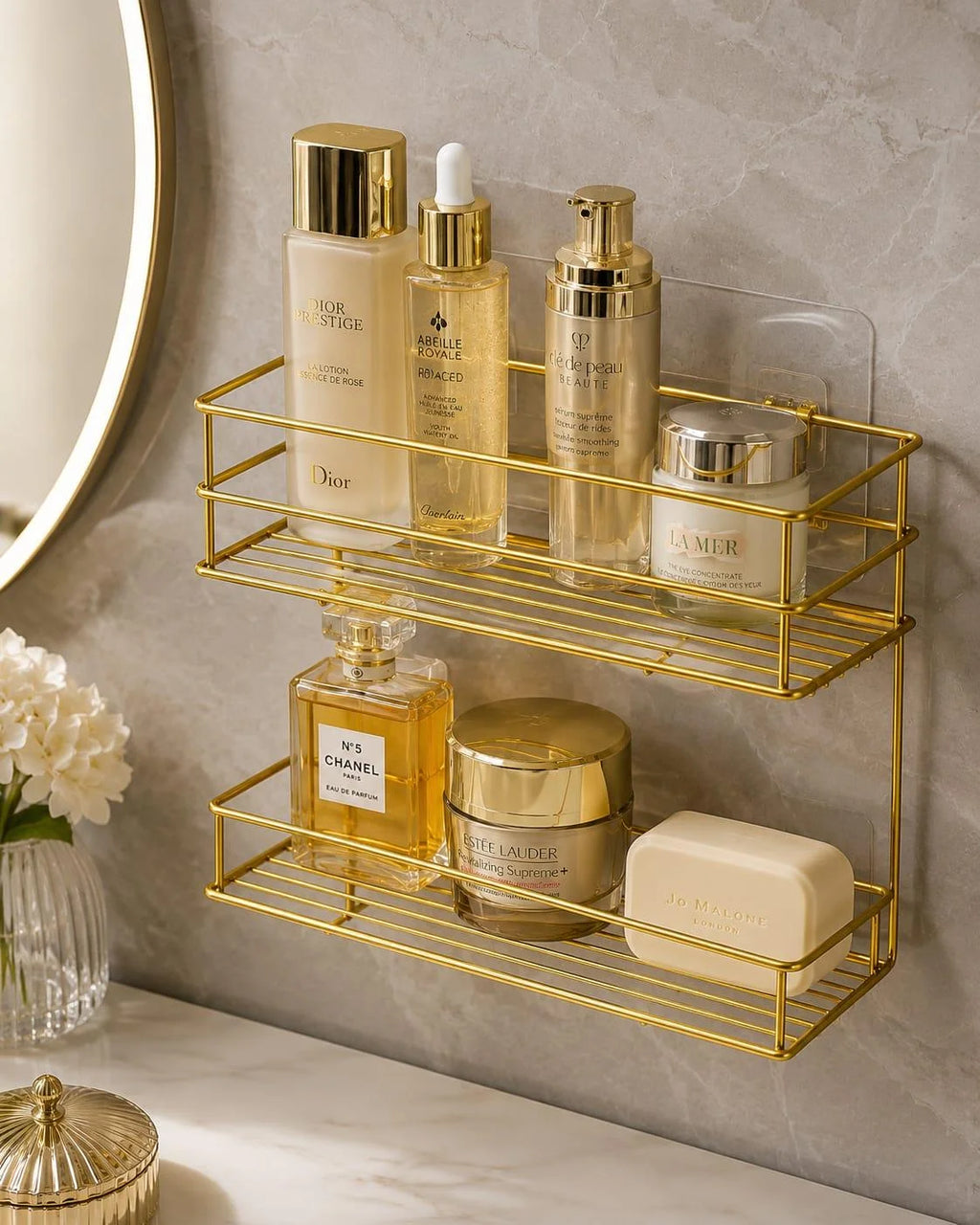 2 Tiers Wall Mount Rack