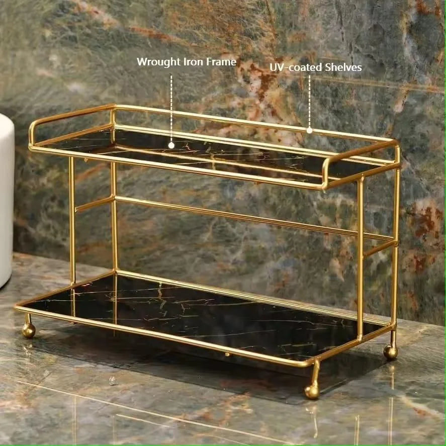 Bathroom 2 Tiers Organizer Stand