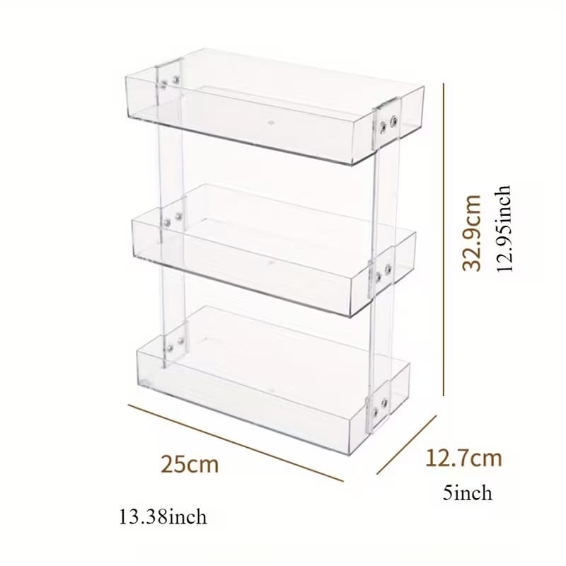 Acrylic 3 Layers Organizer