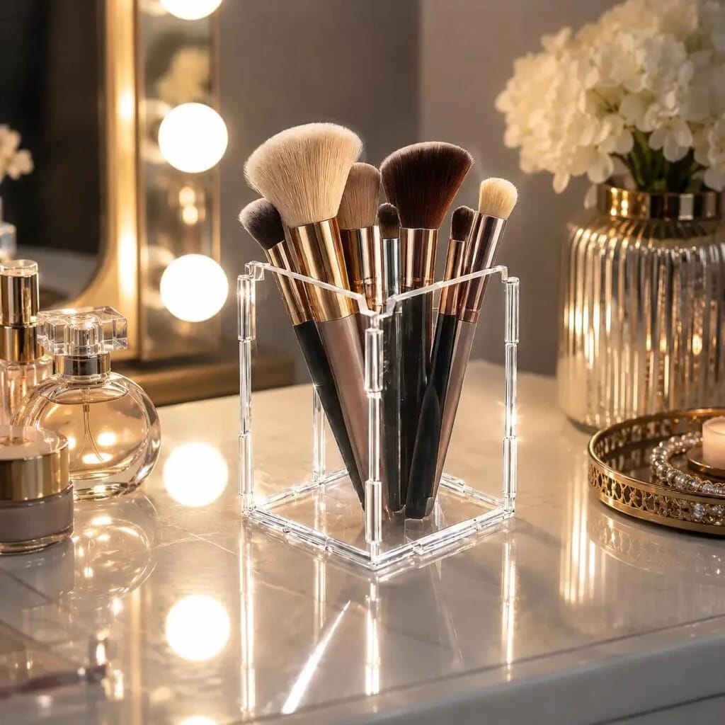Acrylic Brushes Holder Stand