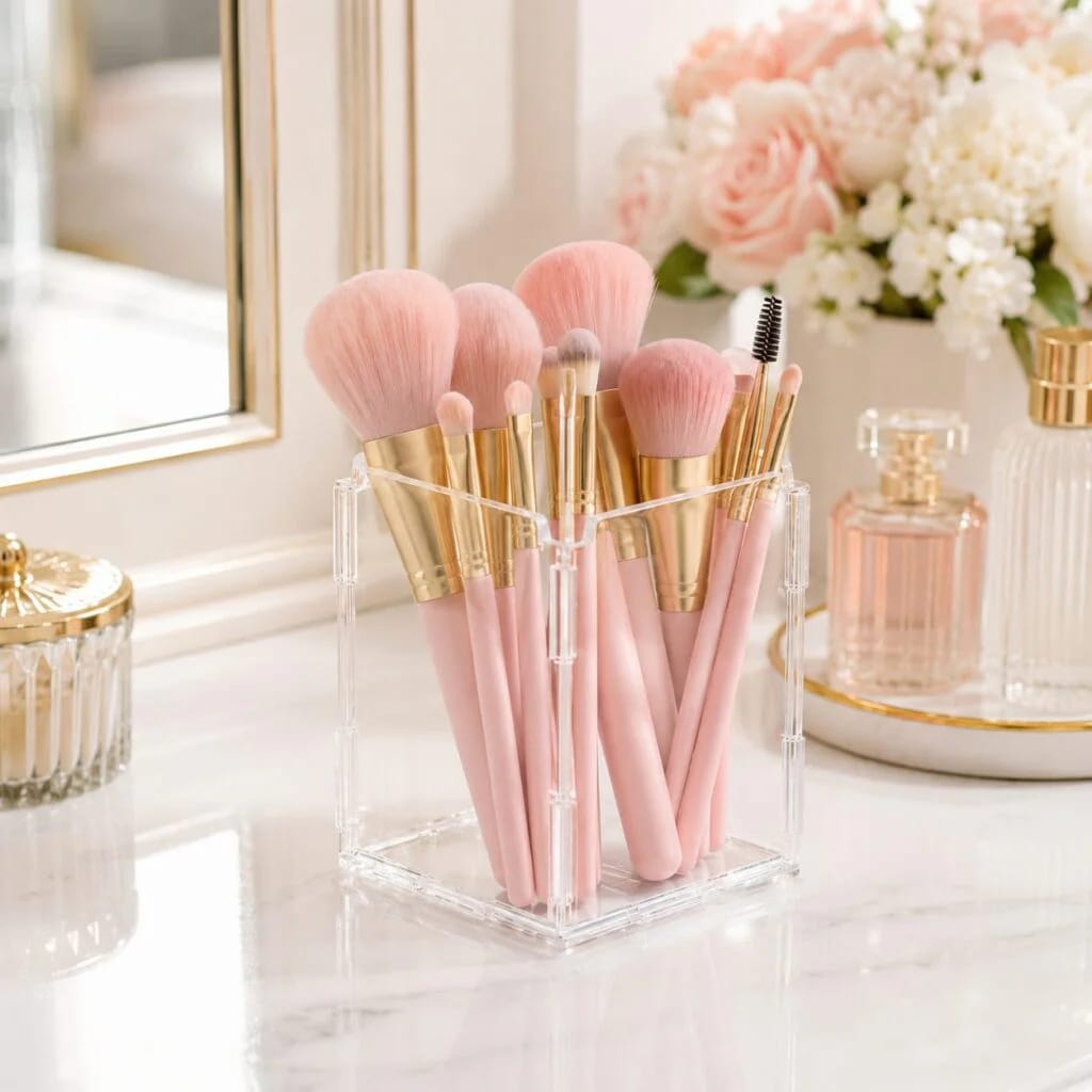 Acrylic Brushes Holder Stand