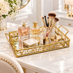 Aimaa Luxury Gold Decorative Serving Tray