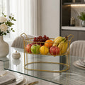 Luxury Gold Metal Fruit & Serving Basket | Aimaa Store