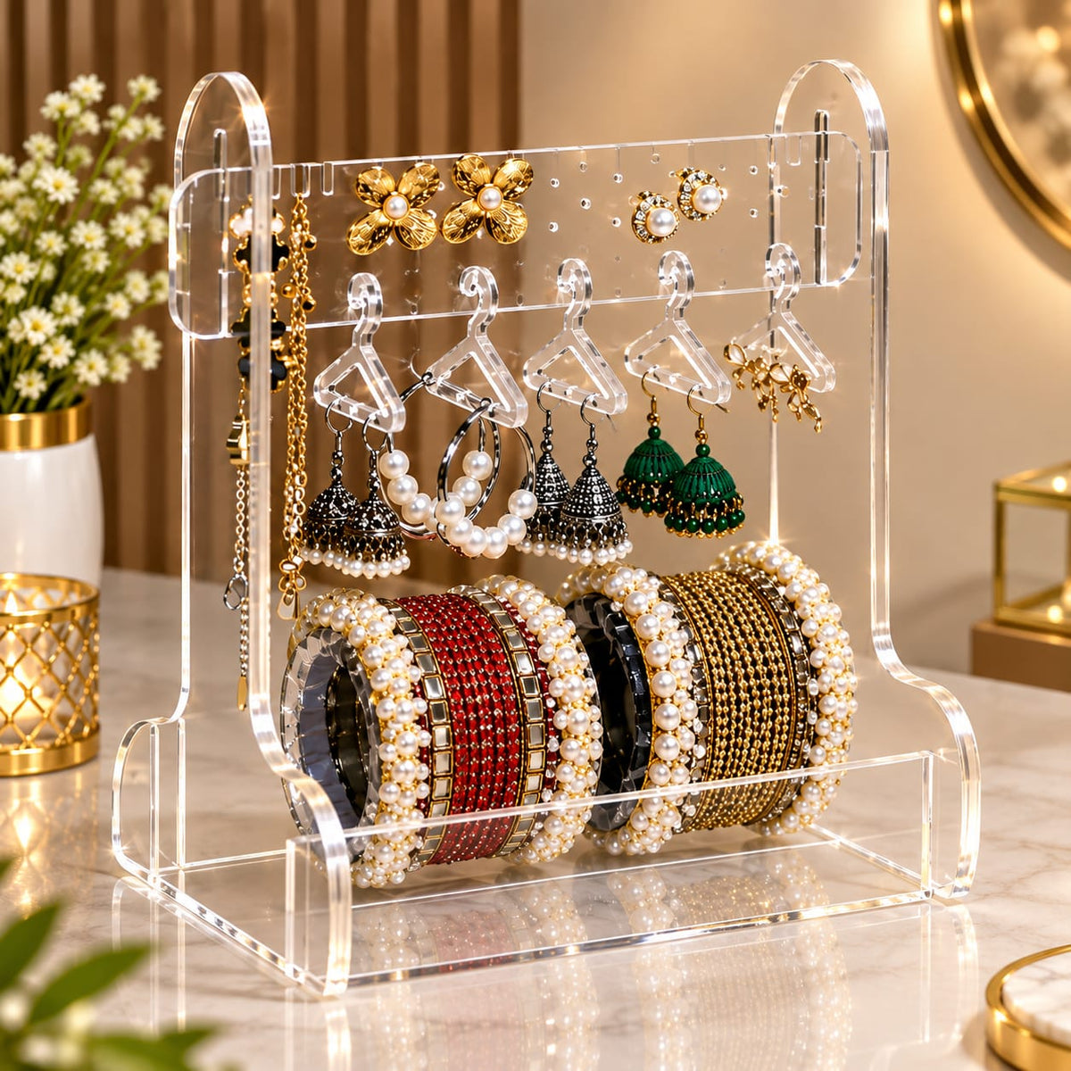 Acrylic Jewelry Transparent Rack