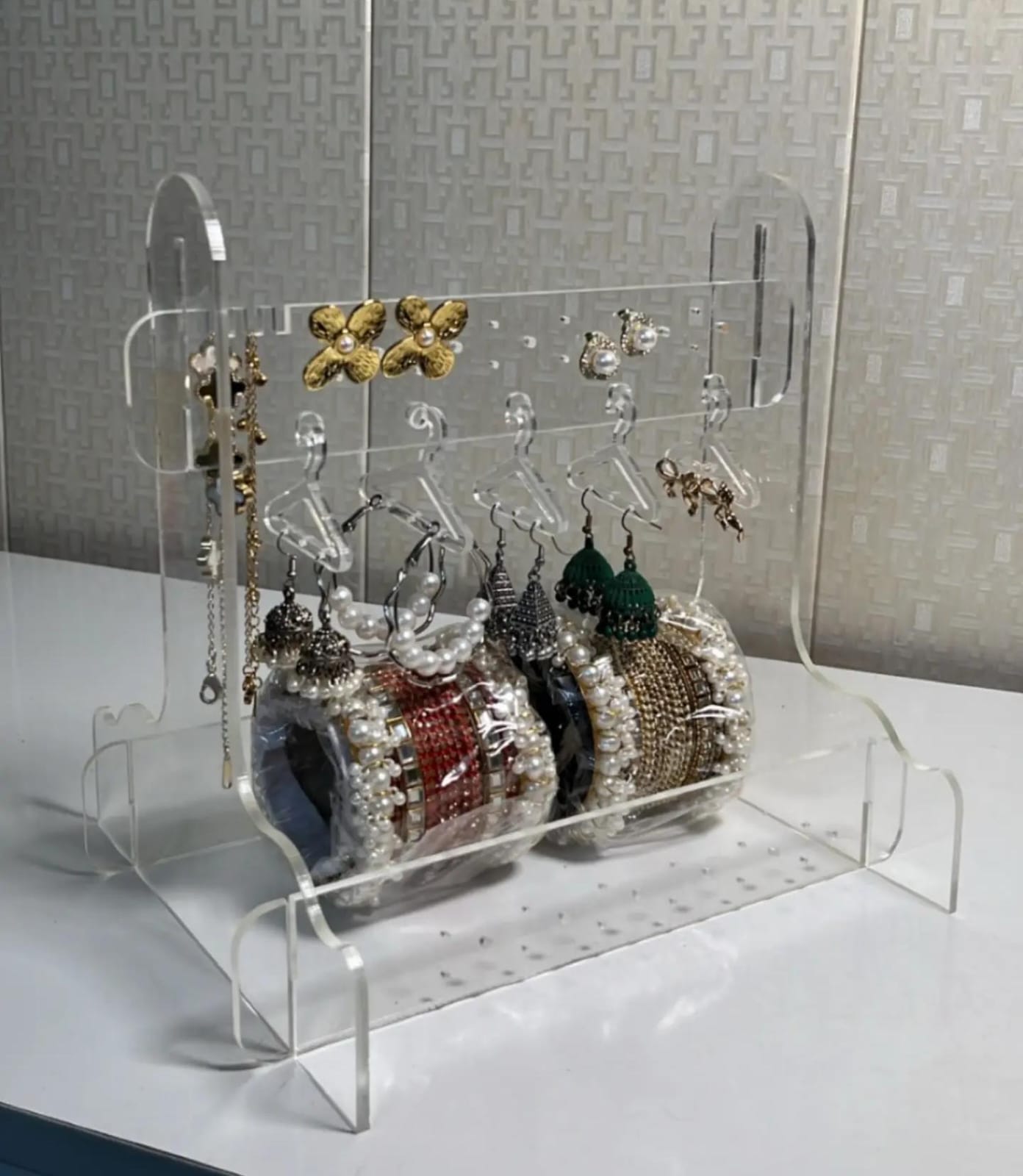 Acrylic Jewelry Transparent Rack