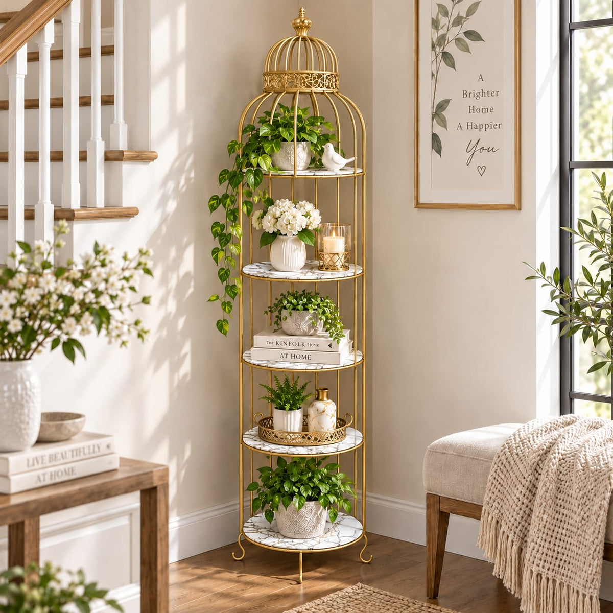 Aimaas Special 4 Layers Birds Cages Rack Storage