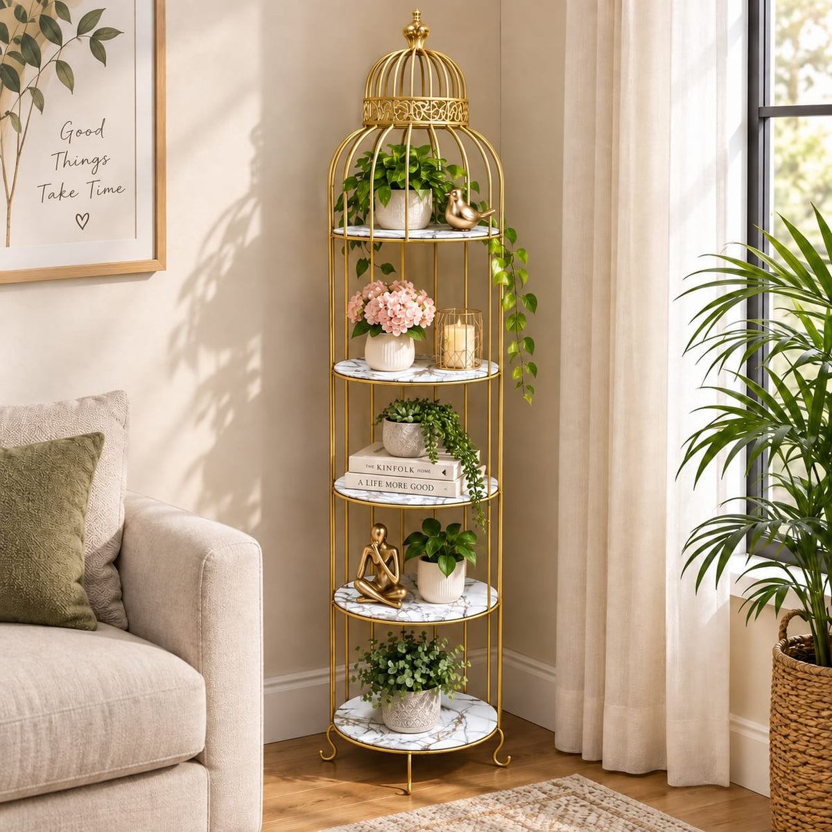 Aimaas Special 4 Layers Birds Cages Rack Storage
