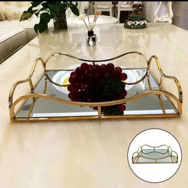 Display Cosemtics Tray For Dressing With Mirror
