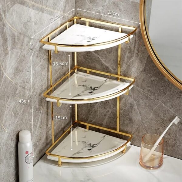 3 Layers Shelf  Corner Counter-Top Organizer.