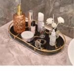 Premium Design Marble Cover Tray for Cosmetics.