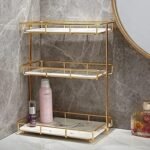 3 Layers Luxury Design Free Standing Shelf Makeup Organizer. - Image 5