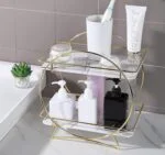 2 Tier Makeup Organizer Stylish Look. - Image 6