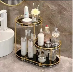 Aiza's Luxury Design Free Standing Shelf 3 Tier Organizer