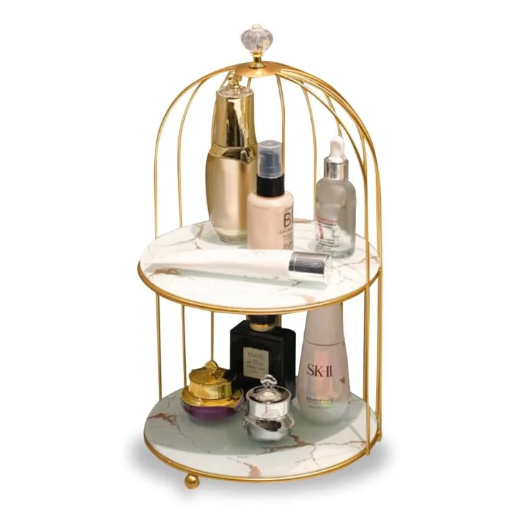 2 Layers Cosmetics Cage Organizer. Aiza Decor