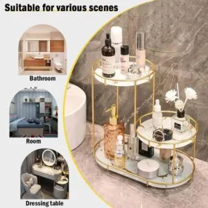 Aiza's Luxury Design Free Standing Shelf 3 Tier Organizer