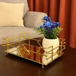 Vintage Glass For Cosmetics Vanity Tray.
