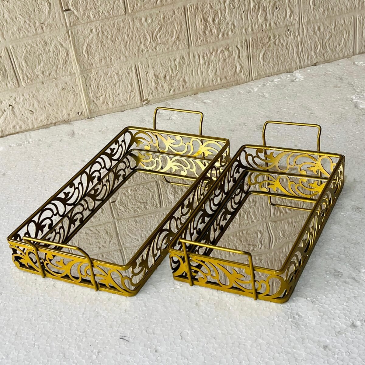 Set of 2  Luxury Decorative Trays - Image 7