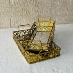 Set of 2  Luxury Decorative Trays - Image 2