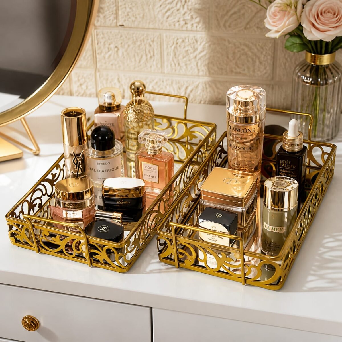 Set of 2  Luxury Decorative Trays - Image 3