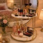 2 Layers Makeup Organizer Stand.