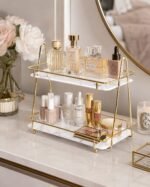 Luxury Home Storage Nordic Style 2 Layers Organizer - Image 2