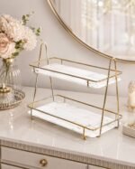 Luxury Home Storage Nordic Style 2 Layers Organizer - Image 3