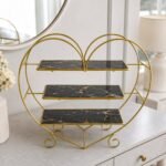Aimaas Heart Shape 3 Layers Cosmetics & Food Organizer - Image 8