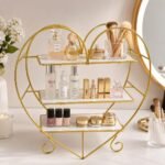 Aimaas Heart Shape 3 Layers Cosmetics & Food Organizer - Image 5