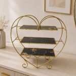 Aimaas Heart Shape 3 Layers Cosmetics & Food Organizer
