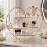 Aimaas Heart Shape 3 Layers Cosmetics & Food Organizer - Image 2