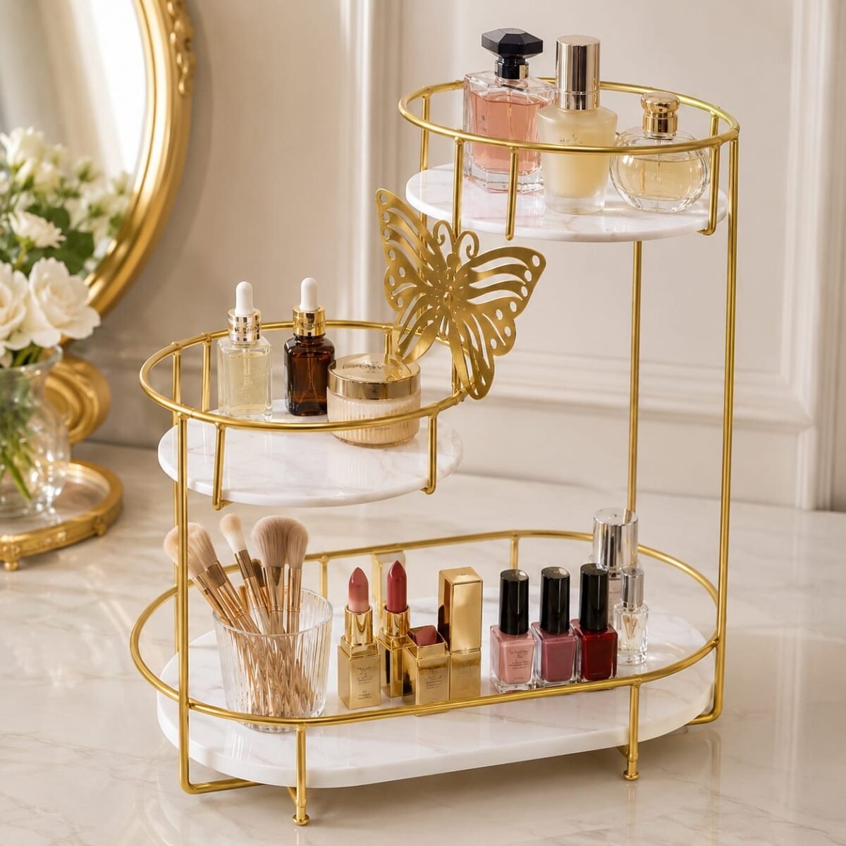 Aimaas 3 Tier Butterfly luxury Organizer. - Image 5