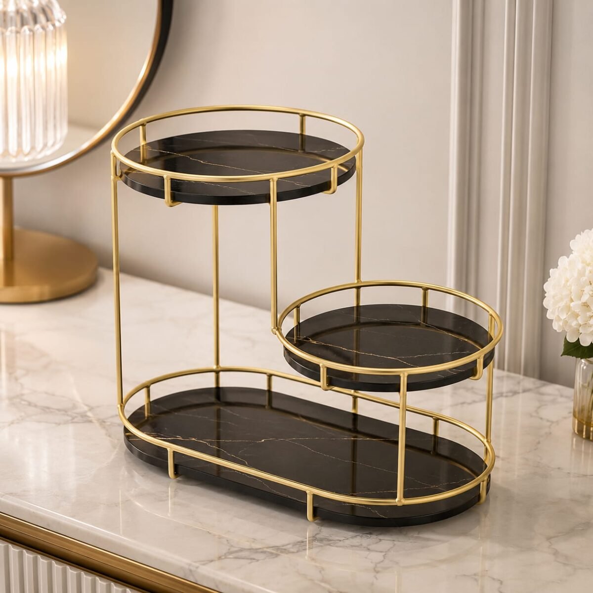 Luxury Design Free Standing Shelf 3 Tier Organizer. - Image 2