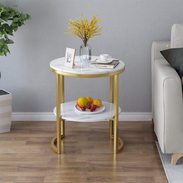 2 Tiers Corner Table For Home Decor