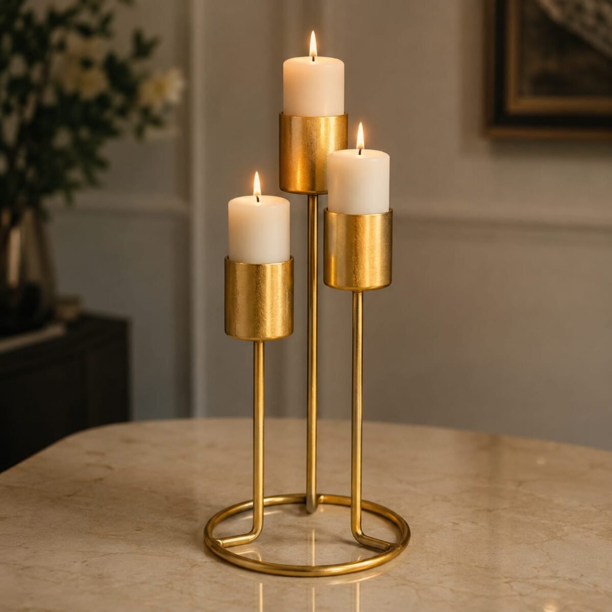 Metal Candle Holder Stand - Image 3