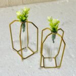 Aimaas 2 Pieces Crystal Flower Holder Stand - Image 6