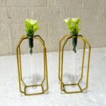 Aimaas 2 Pieces Crystal Flower Holder Stand - Image 2