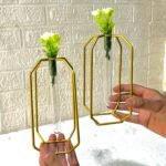 Aimaas 2 Pieces Crystal Flower Holder Stand - Image 5