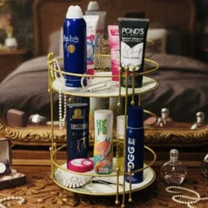 makeup organizers for vanity and cosmetic storage