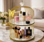 Butterfly 2 Layers Cage Vanity Organizer