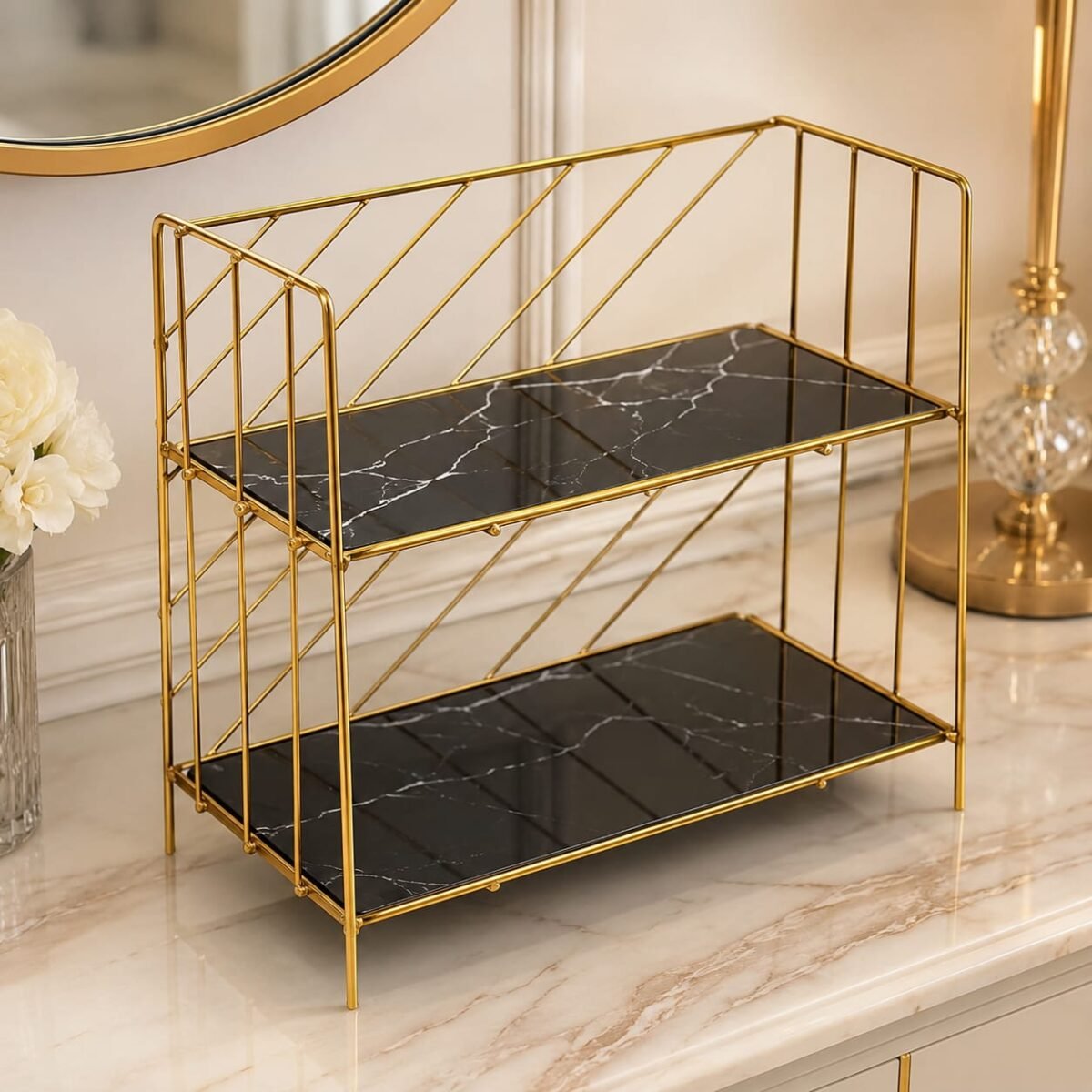 Multi 2 Layers Cosmetics Organizer Purpose. - Image 7