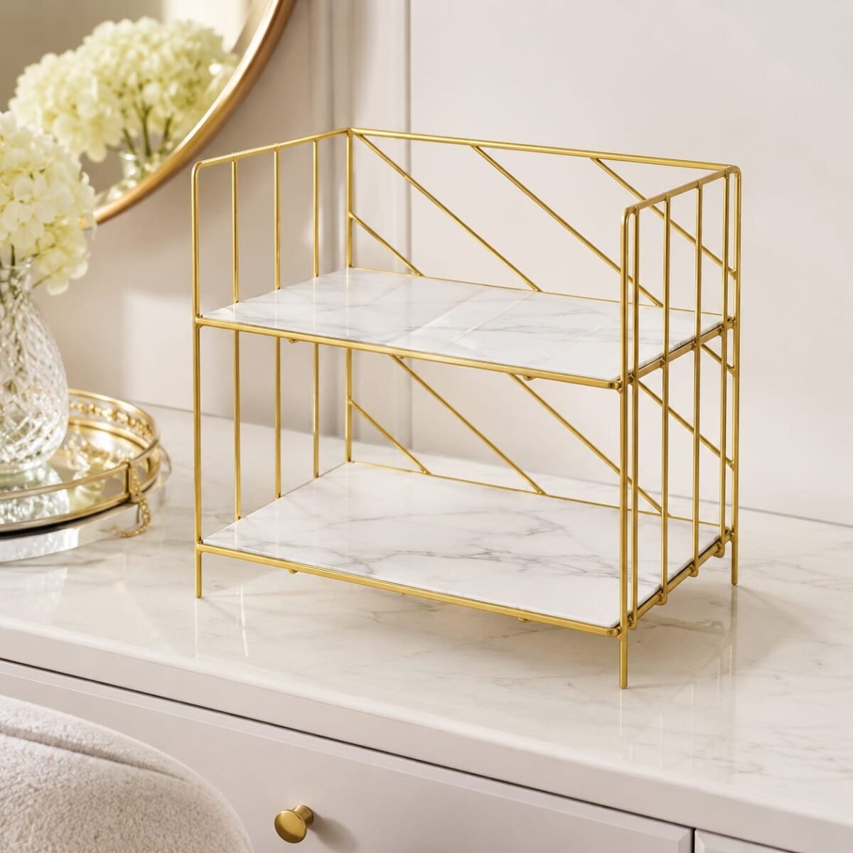Multi 2 Layers Cosmetics Organizer Purpose. - Image 6