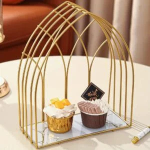 Cosmetics cage for makeup, skincare, and beauty essentials storage
