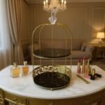 Butterfly 2 Layers Vanity Cage Organizer