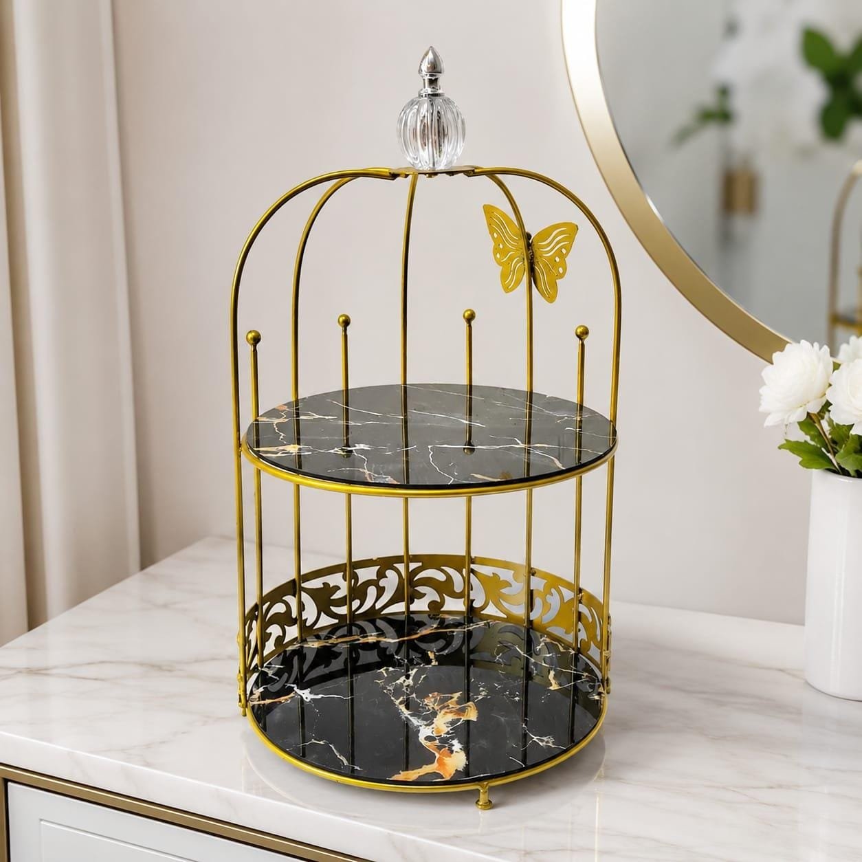 WhatsApp Image 2026-07-13 at 1.18.19 PM Luxury 2 Layers Aimaa,s Butterfly Cage - Image 1