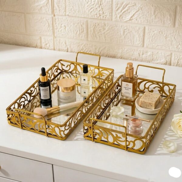 Set of 2  Luxury Decorative Trays