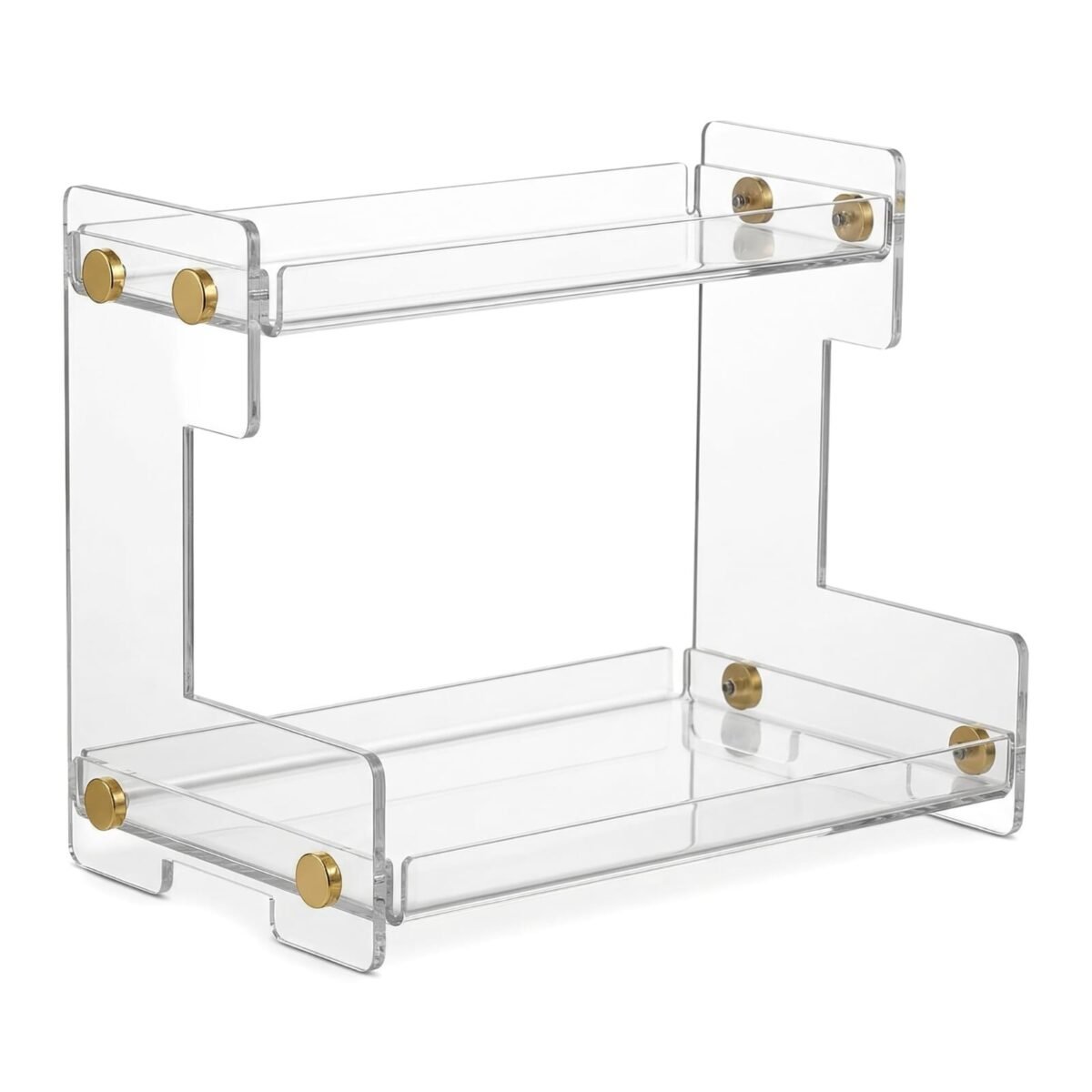 Acrylic 2 Layers Cosmetics Oranizers Stand - Image 6