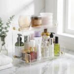 Acrylic 2 Layers Cosmetics Oranizers Stand - Image 10