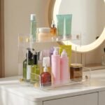 Acrylic 2 Layers Cosmetics Oranizers Stand - Image 5