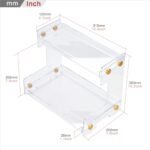 Acrylic 2 Layers Cosmetics Oranizers Stand - Image 3